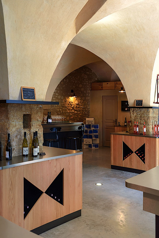 renovation interieur cave viticole