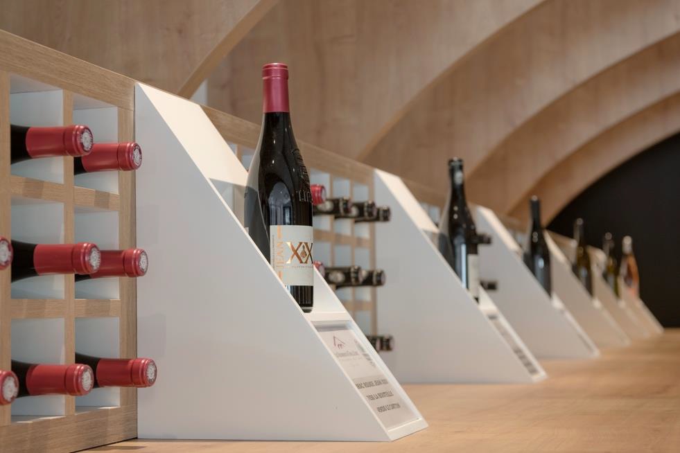 presentoir sur mesure vin